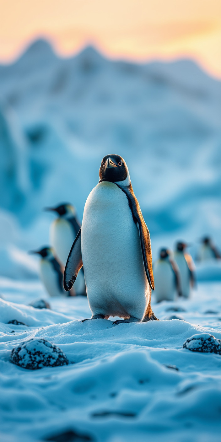 Penguin 6 Phone Wallpaper