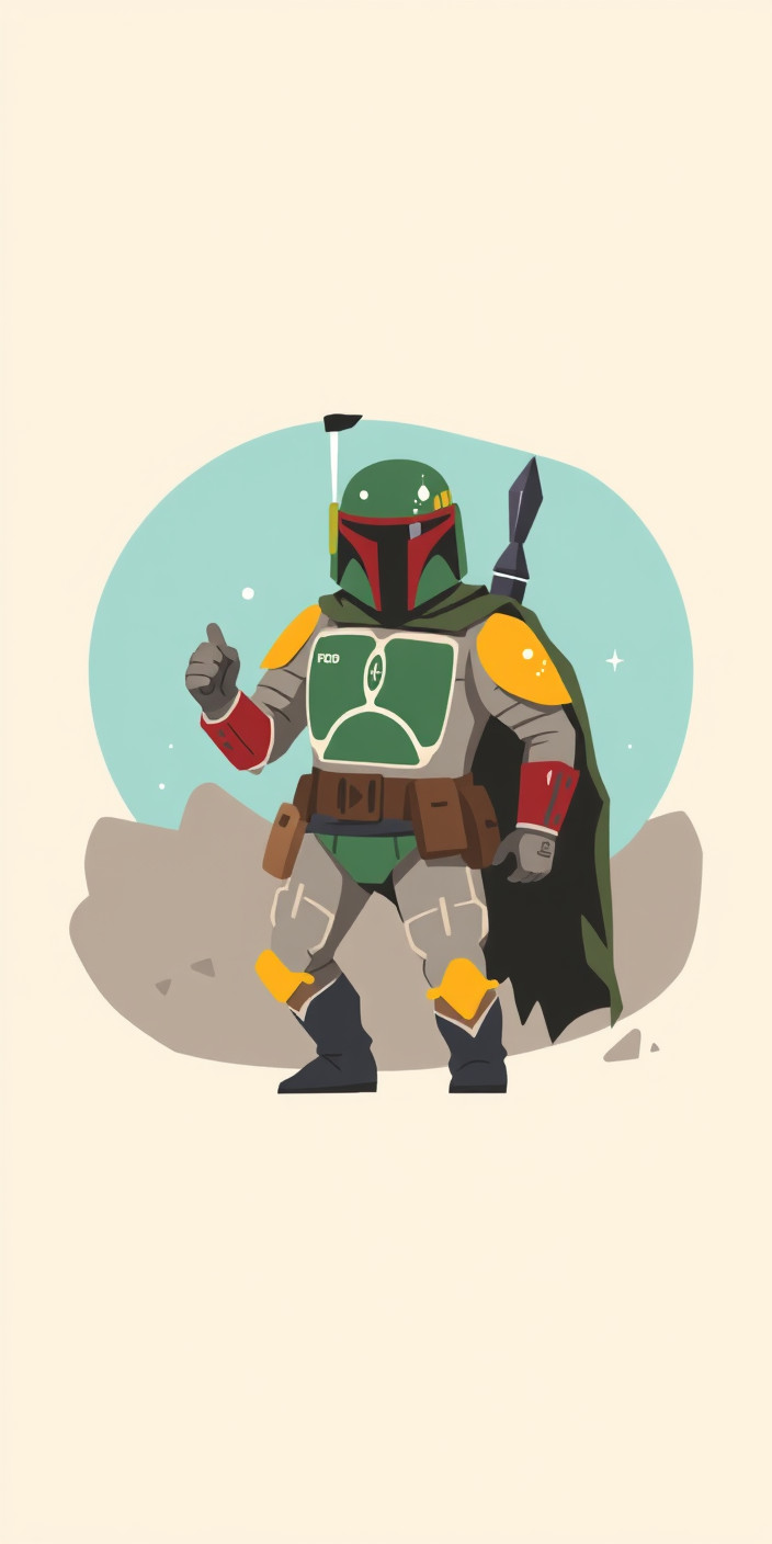 Boba fett 2 Phone Wallpaper