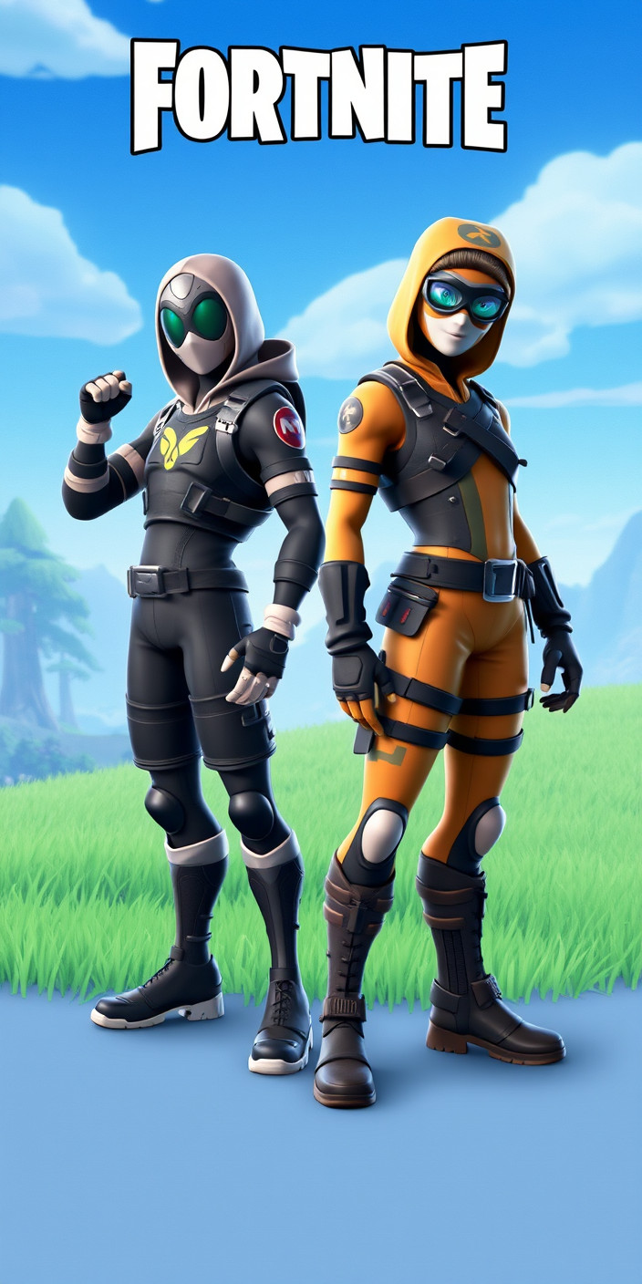 Fortnite skins 11 Phone Wallpaper