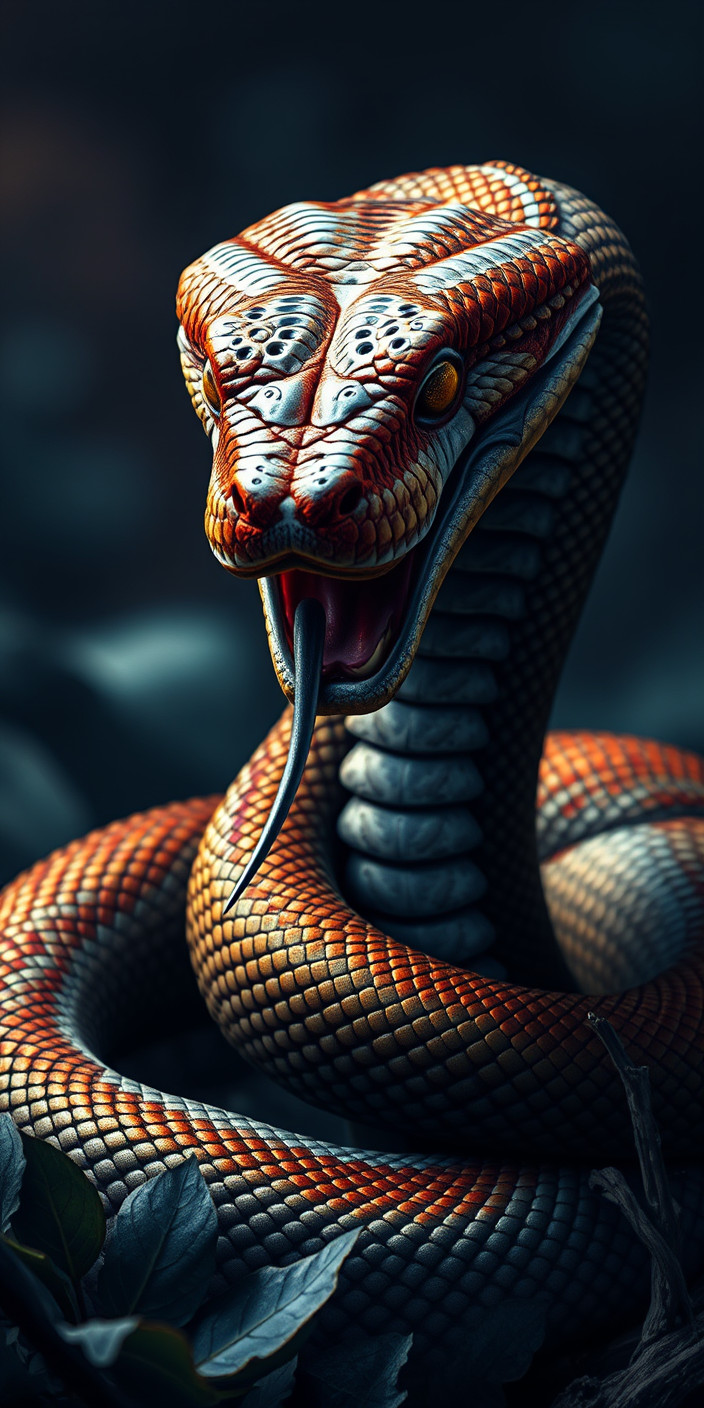 Snake 9 Phone Wallpaper