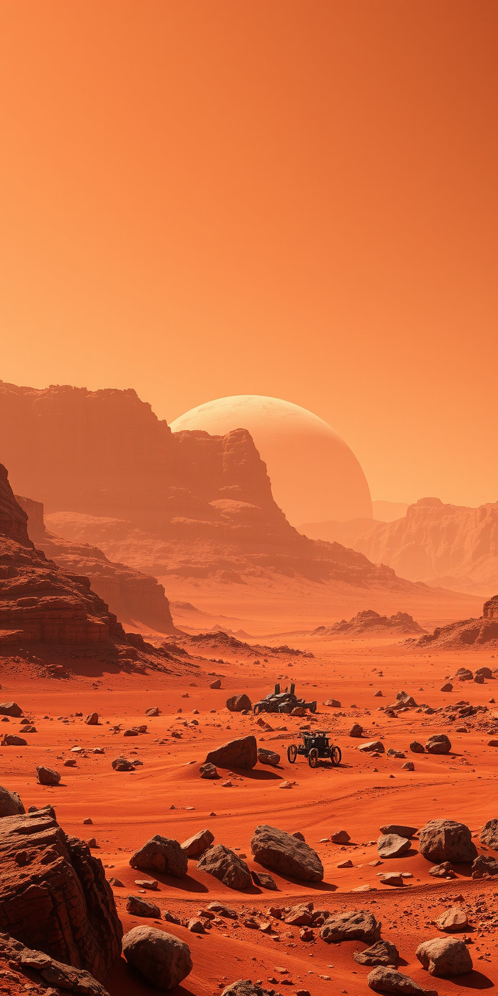 Mars 7 Phone Wallpaper