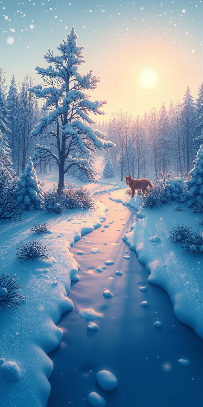 Animated winter 7 Phone Wallpaper