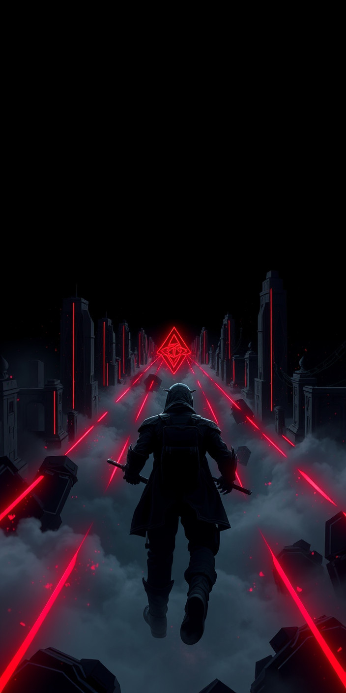 Black and red gaming 9 Phone Wallpaper