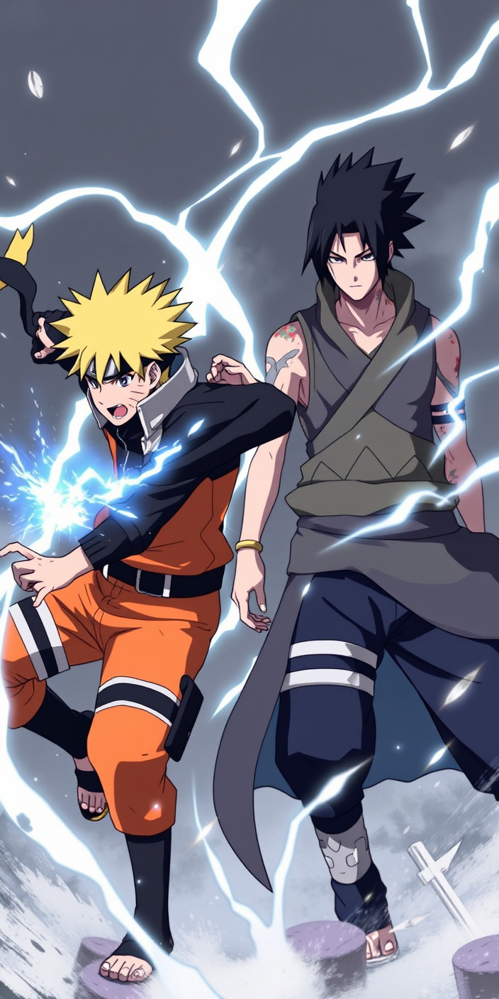 Naruto vs sasuke 8 Phone Wallpaper