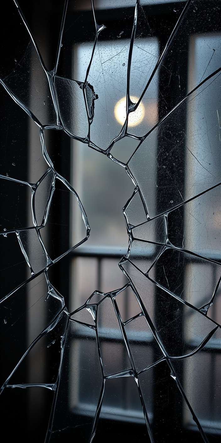 Broken glass 7 Phone Wallpaper