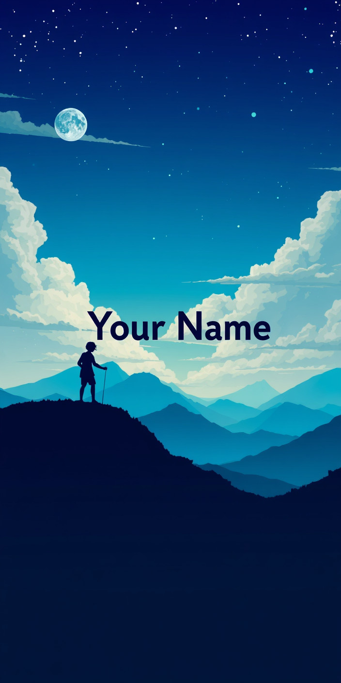 Your name  4k 2 Phone Wallpaper