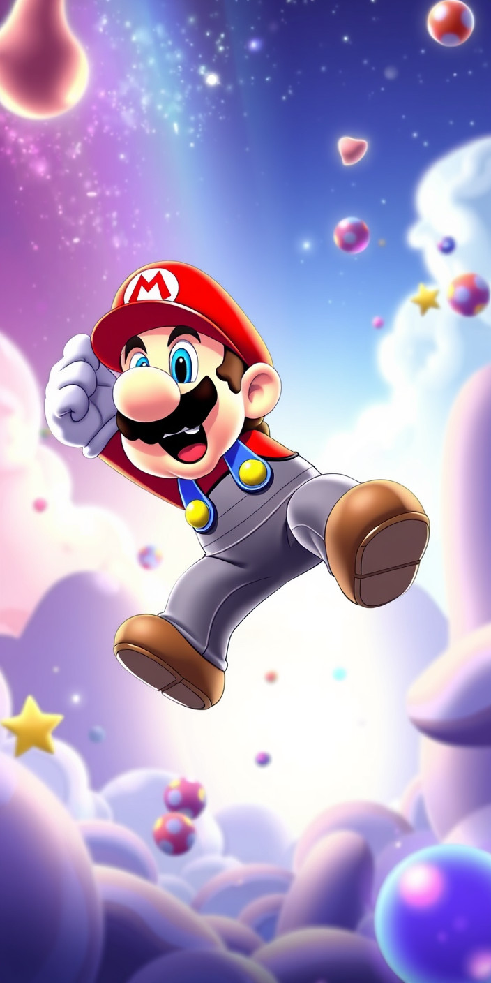 Super mario galaxy 10 Phone Wallpaper
