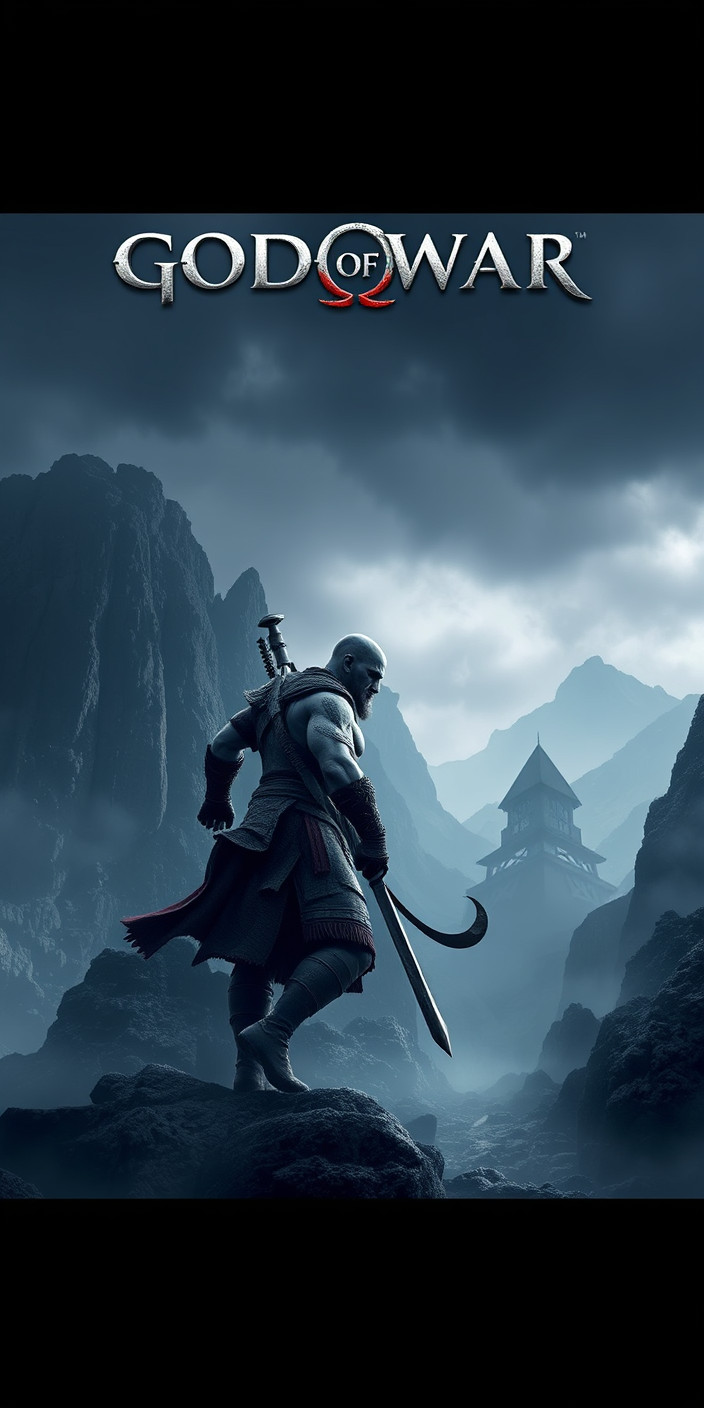 God of war 4  4k 3 Phone Wallpaper