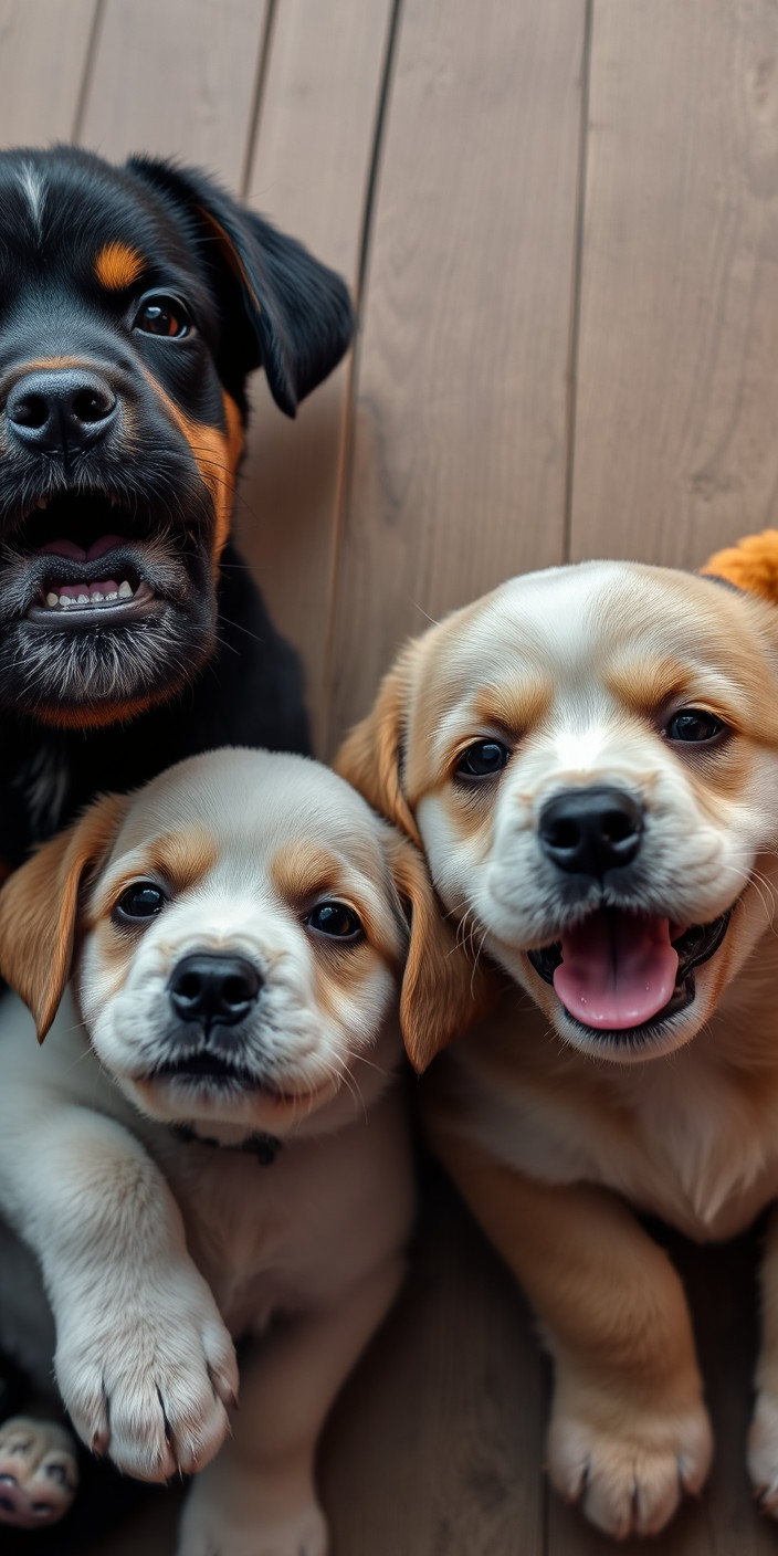 Cute dogs 7 Phone Wallpaper
