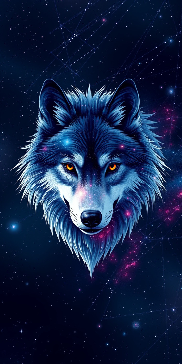 Galaxy wolf 4 Phone Wallpaper