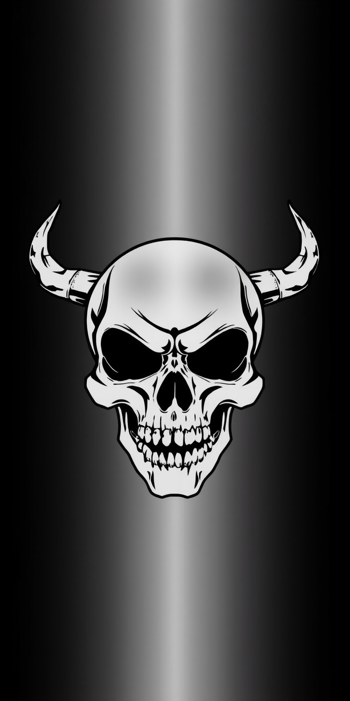 Skull 8 Phone Wallpaper