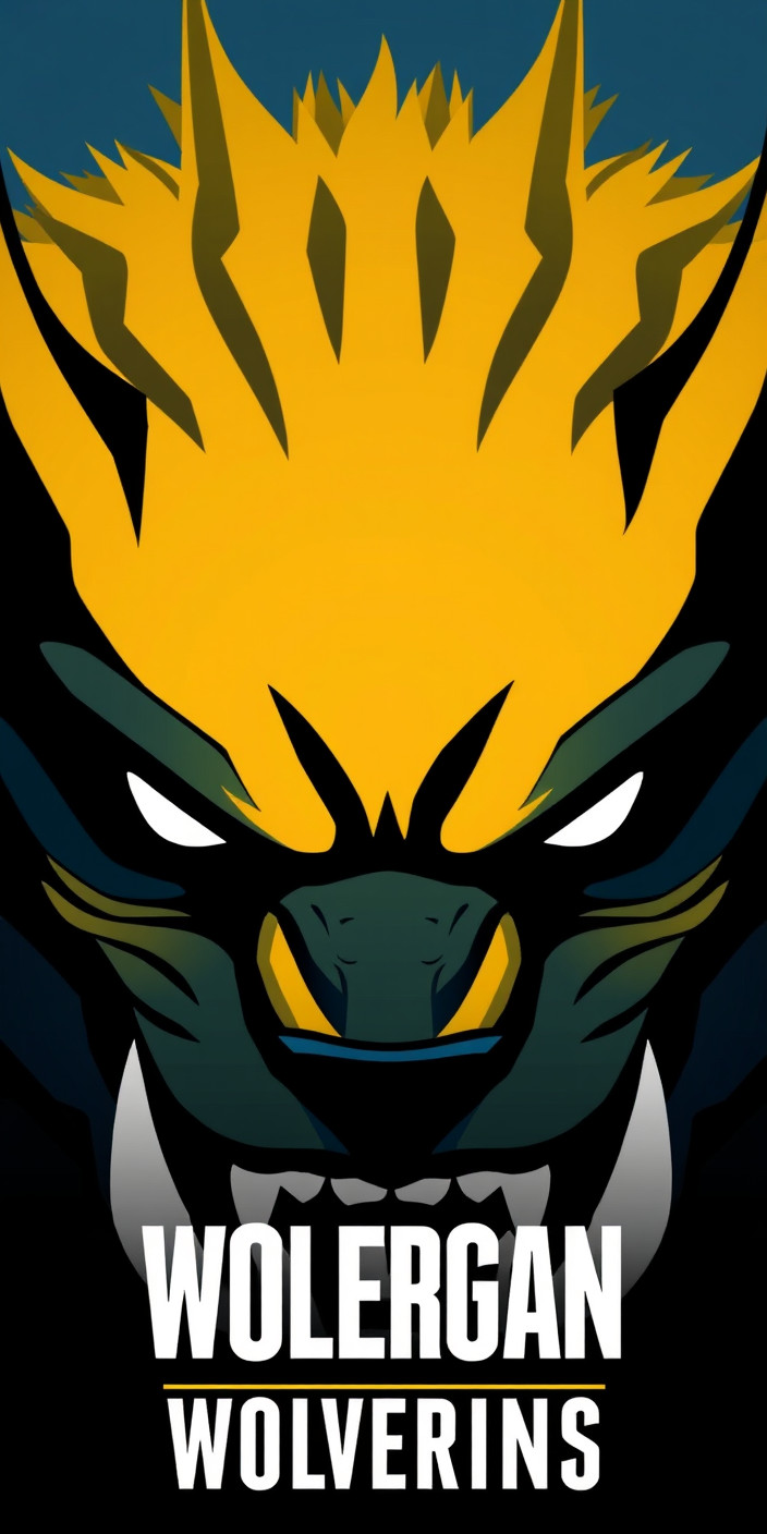Michigan wolverines  android 3 Phone Wallpaper