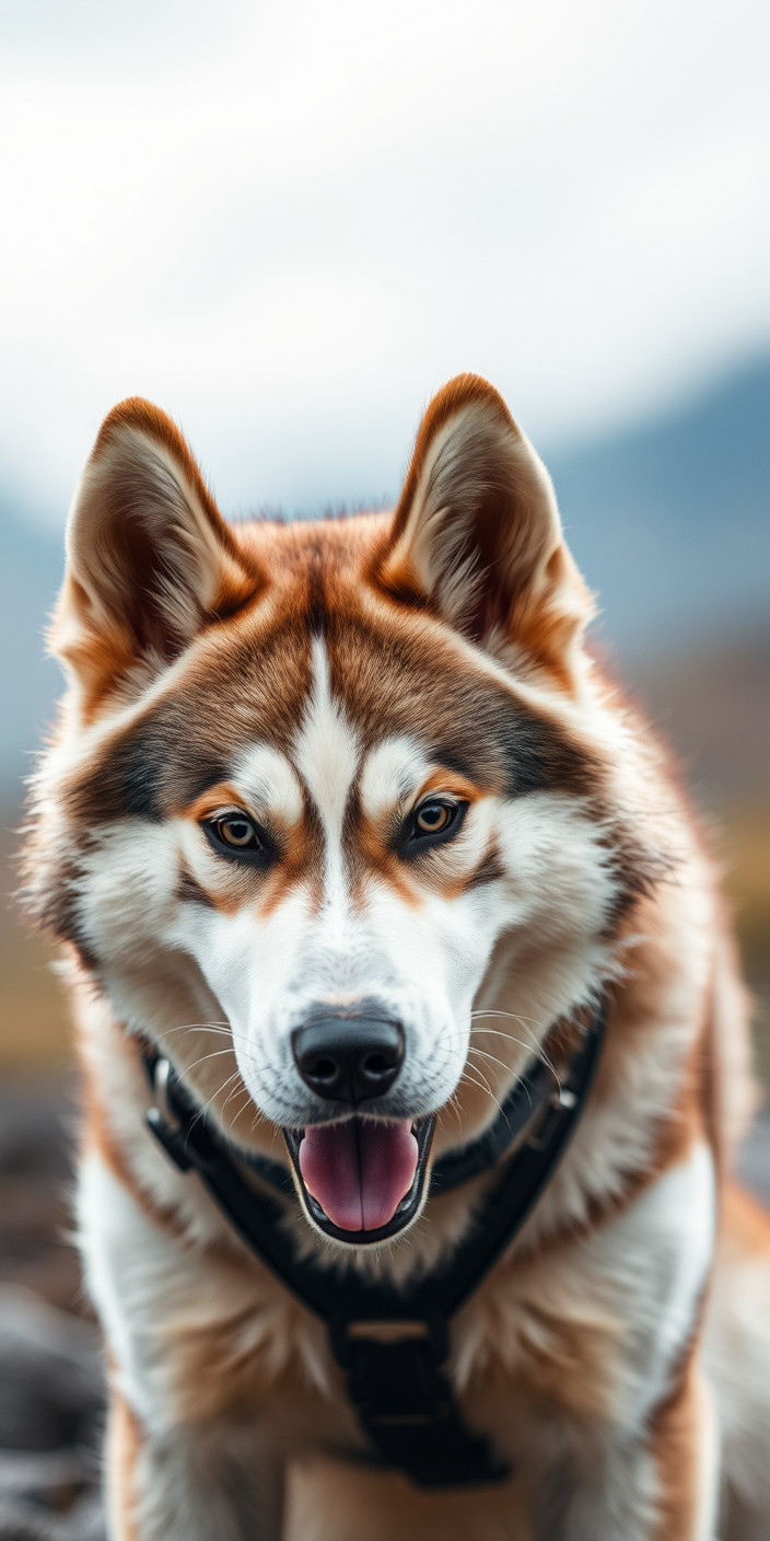 Husky 3 Phone Wallpaper