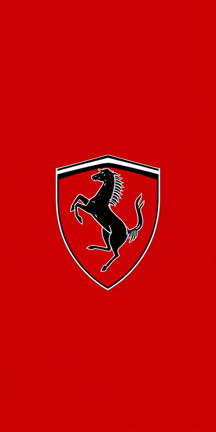 Ferrari logo 7 Phone Wallpaper