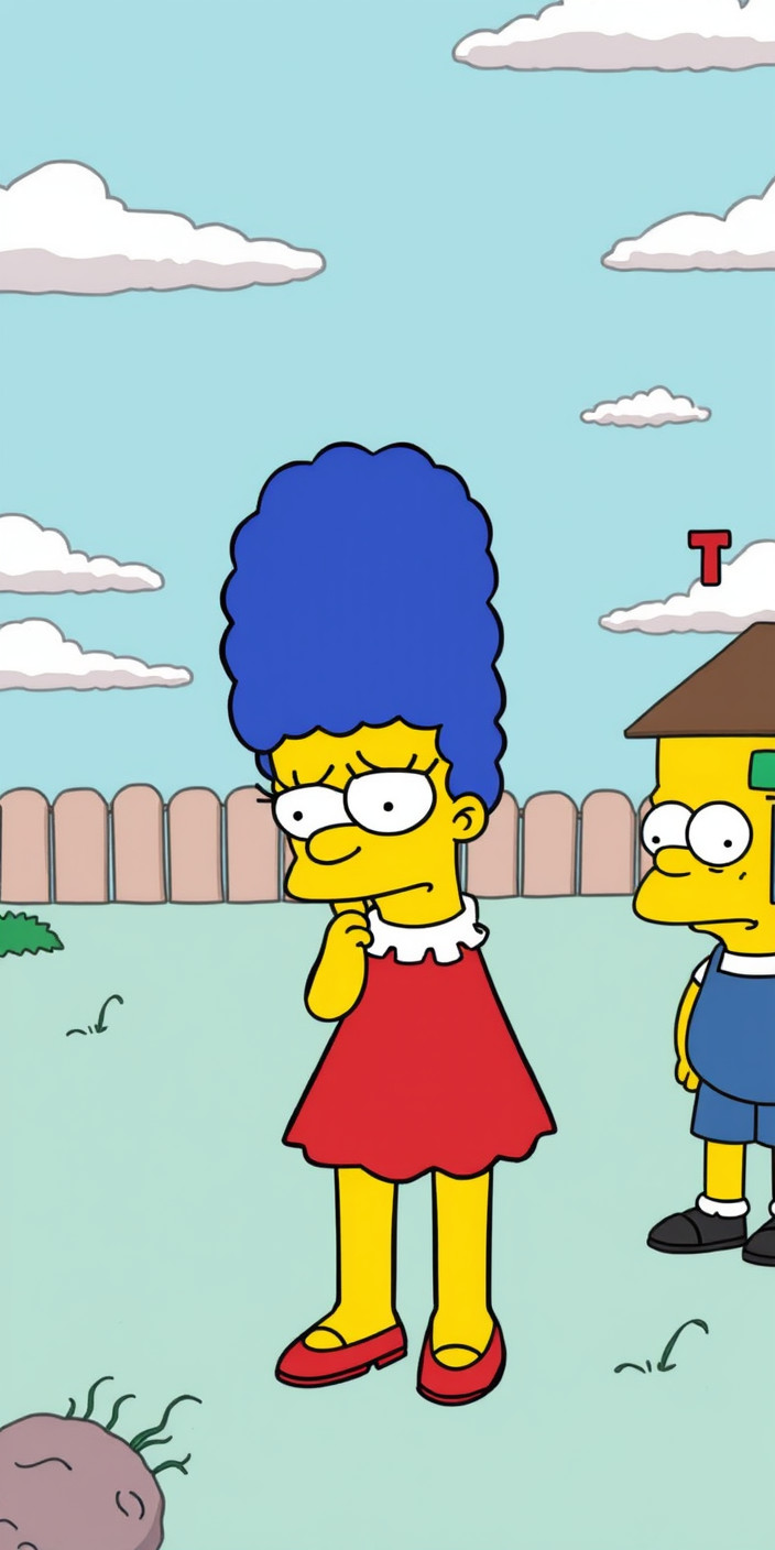 Simpsons  sad 6 Phone Wallpaper