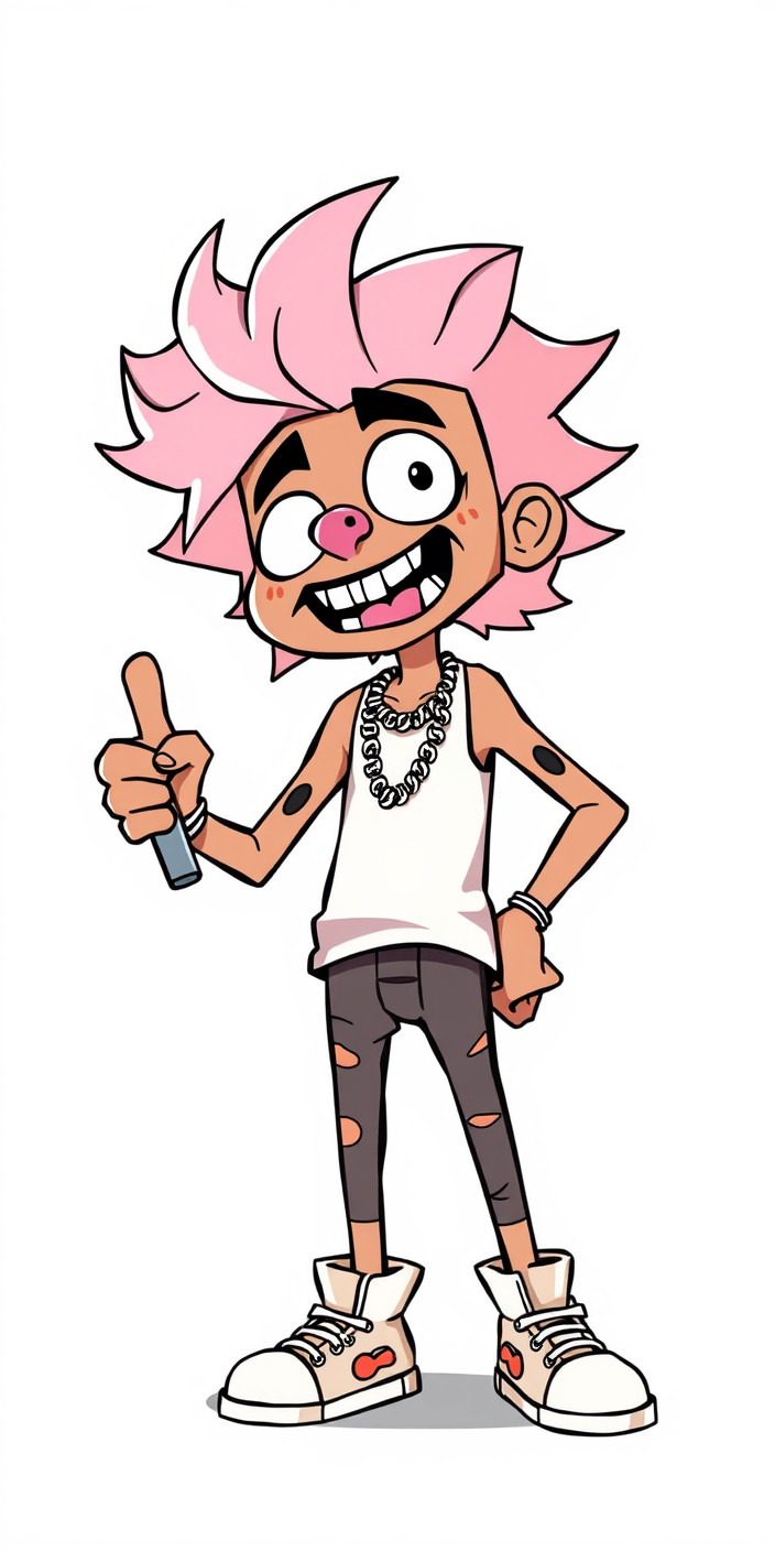 Lil pump cartoon 1 Phone Wallpaper