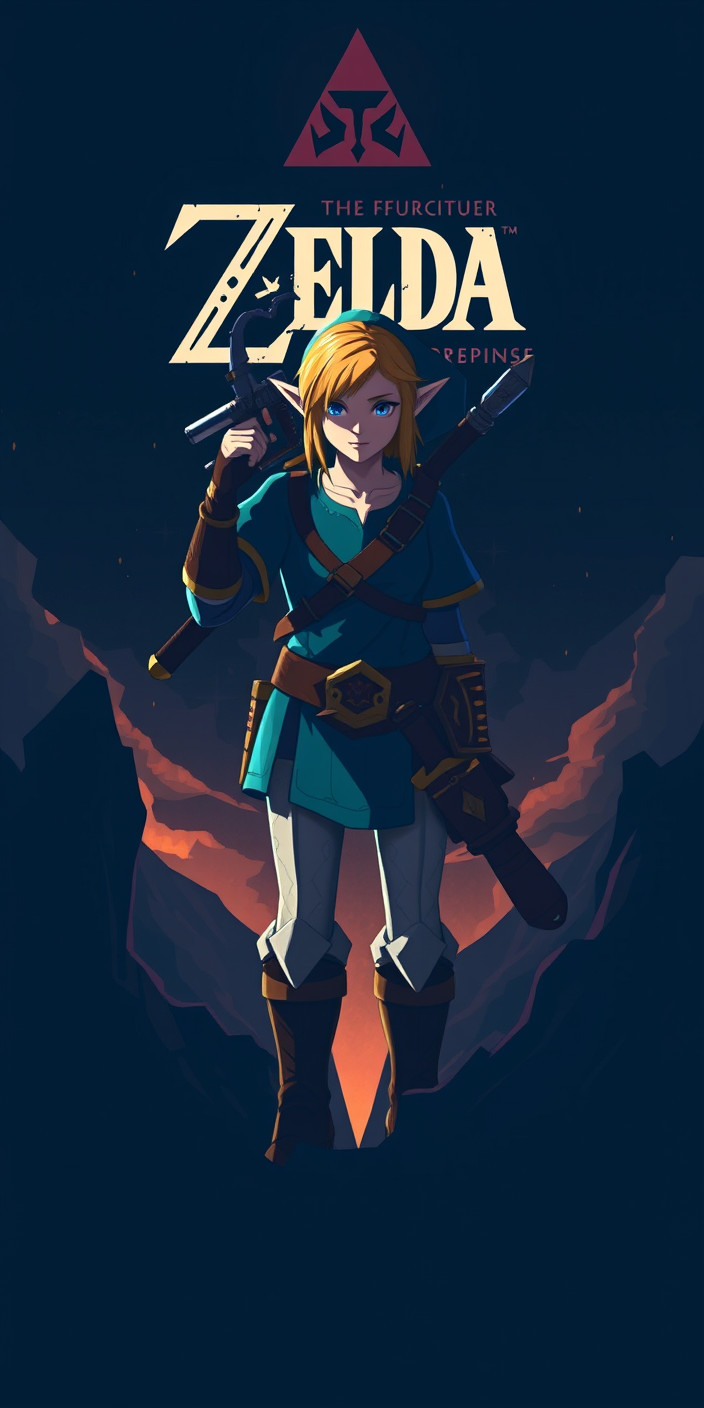 Zelda botw 3 Phone Wallpaper