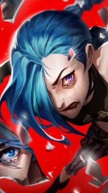 Jinx 5 Phone Wallpaper