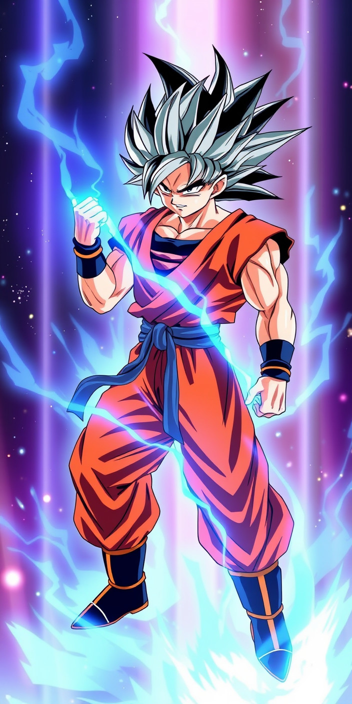 Ultra instinct goku 3 Phone Wallpaper