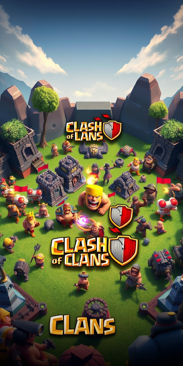 Clash of clans clash of clans 7 Phone Wallpaper