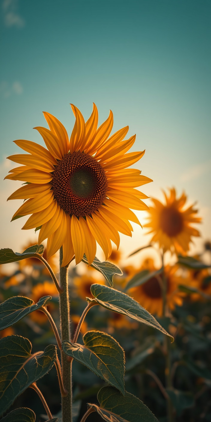 Aesthetic sunflower 5 Phone Wallpaper