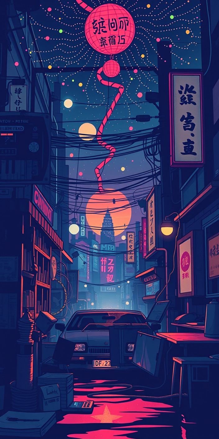 Lofi hiphop 3 Phone Wallpaper