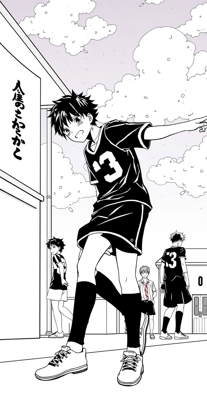 Haikyuu manga 3 Phone Wallpaper