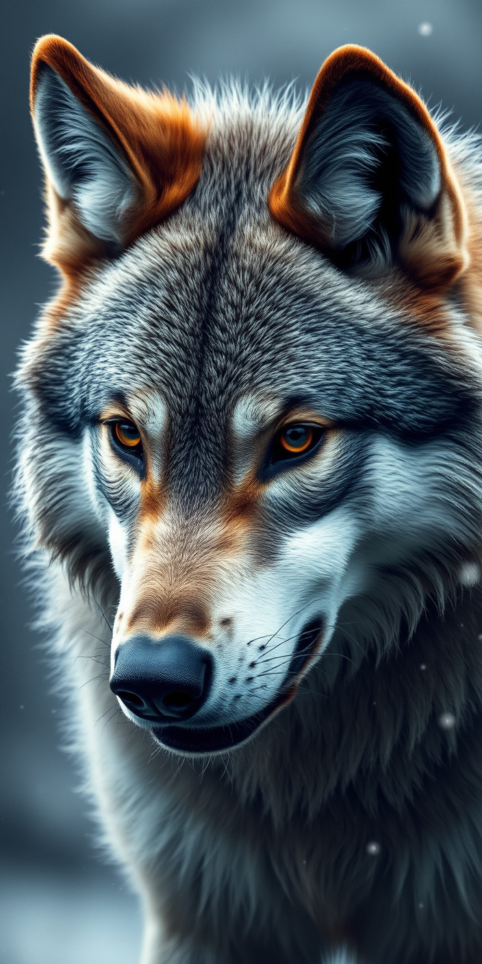 Wolf 9 Phone Wallpaper