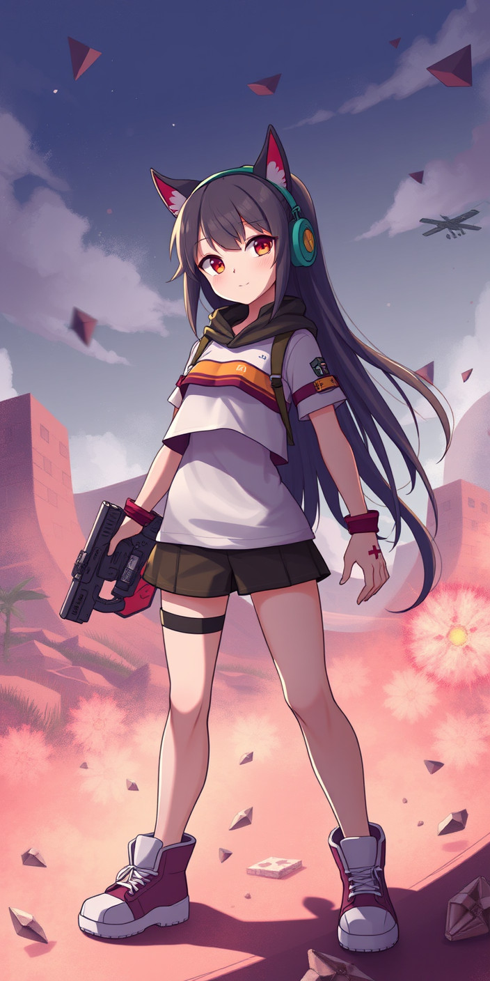 Gamer girl 2 Phone Wallpaper