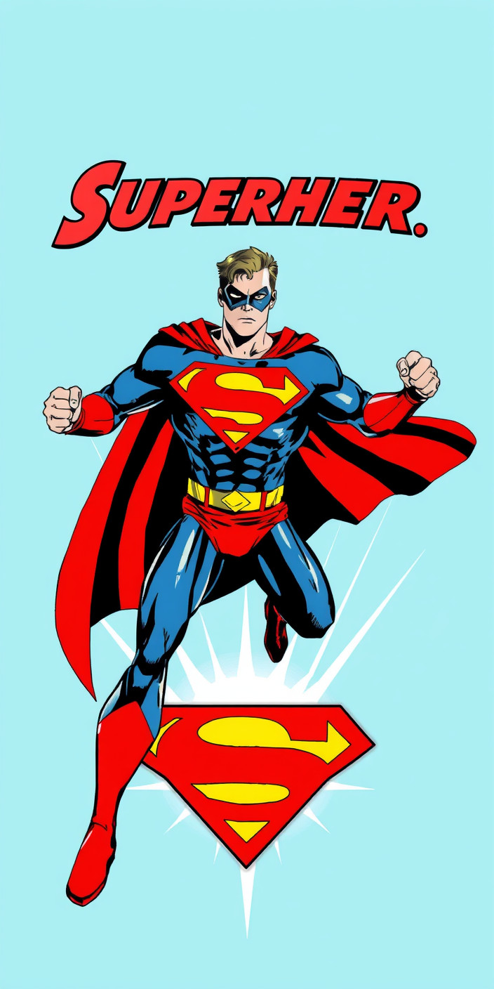 Superhero collage 5 Phone Wallpaper