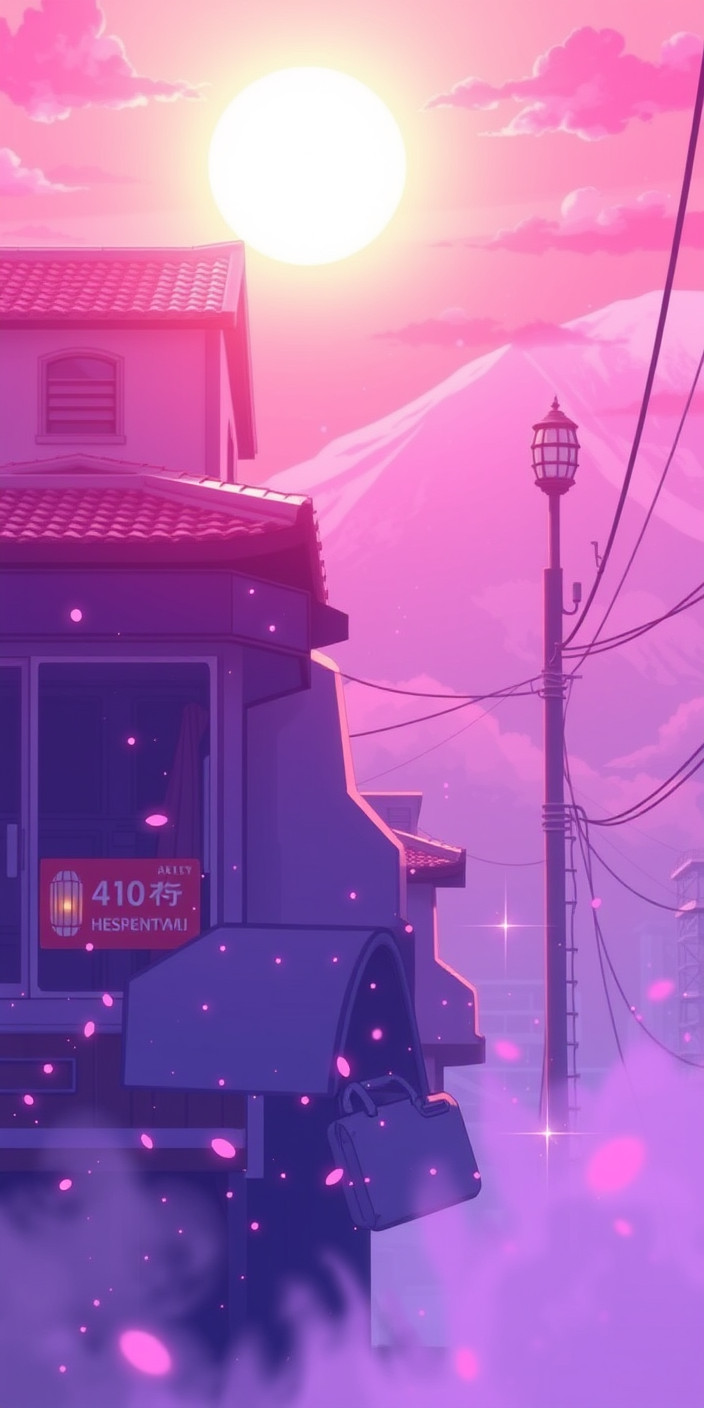 Pink anime 14 Phone Wallpaper