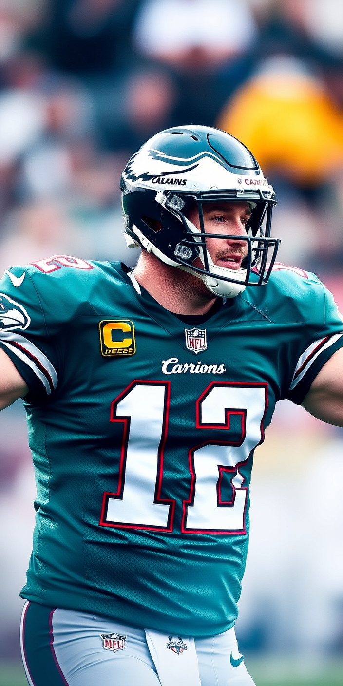 Carson wentz 9 Phone Wallpaper