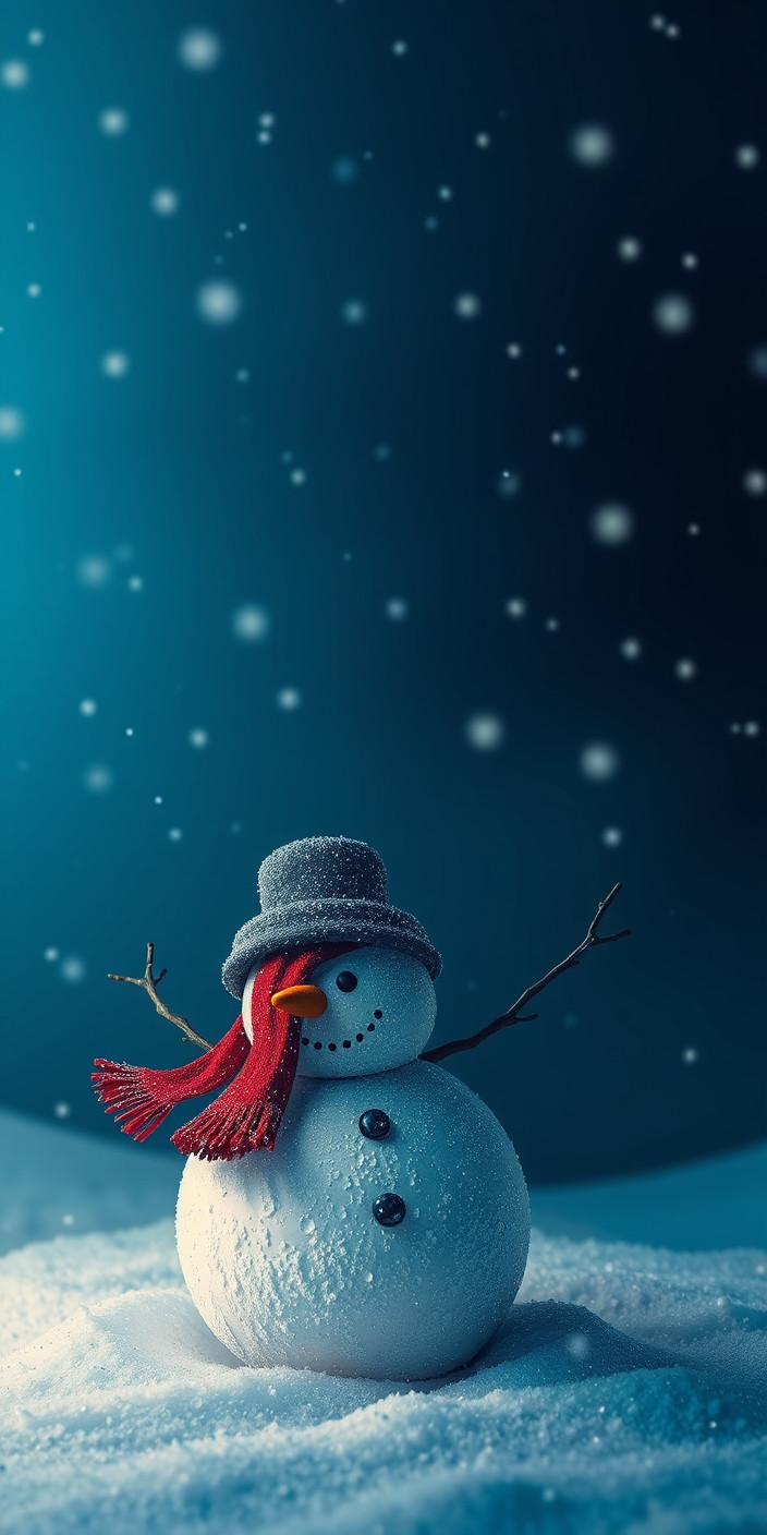 Snowman 2 Phone Wallpaper