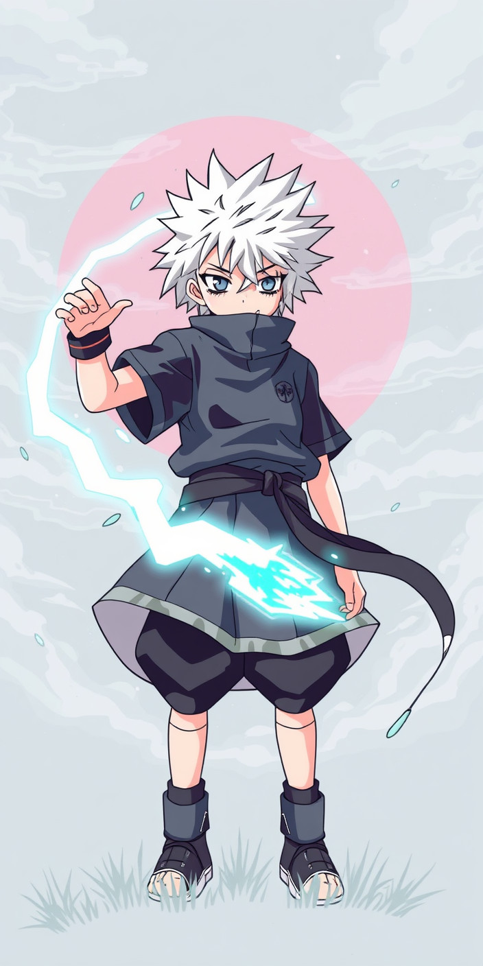Killua 9 Phone Wallpaper