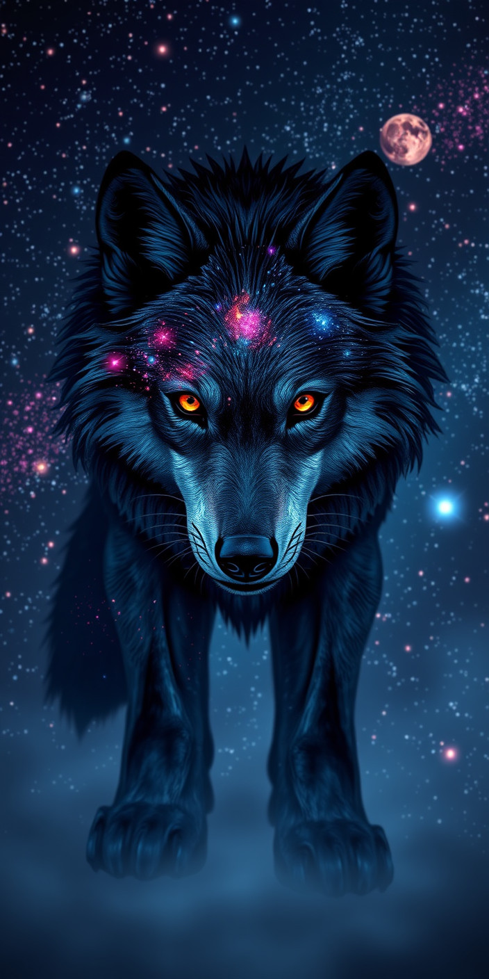 Galaxy wolf 2 Phone Wallpaper