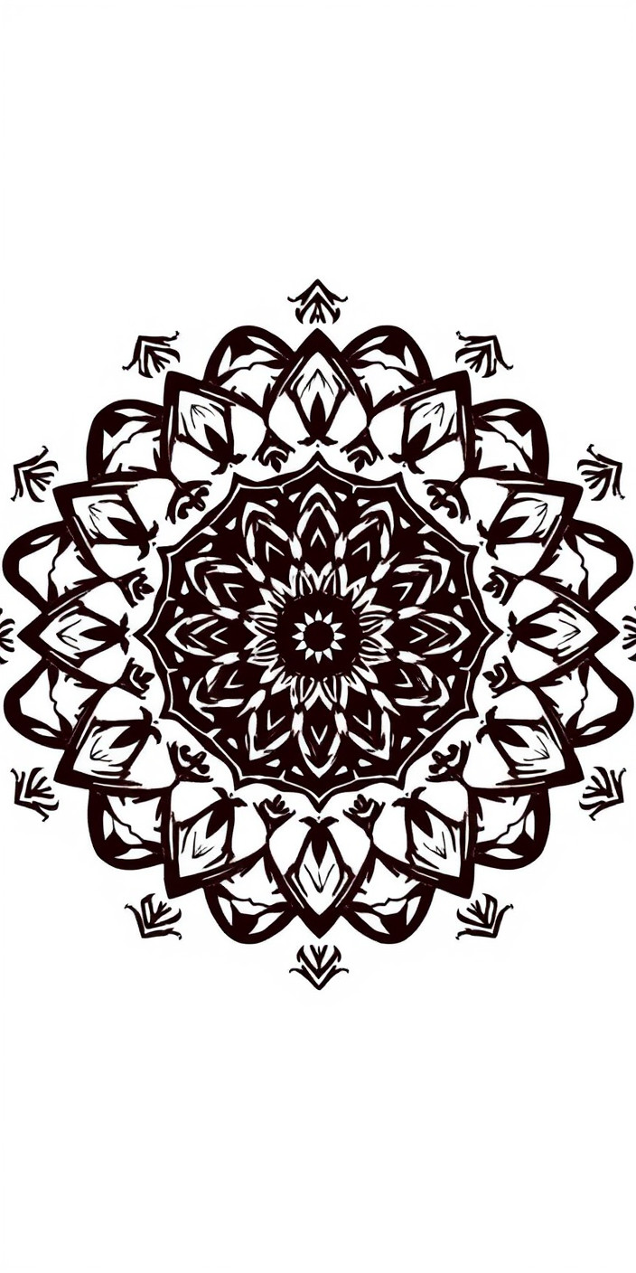 Mandala 2 Phone Wallpaper