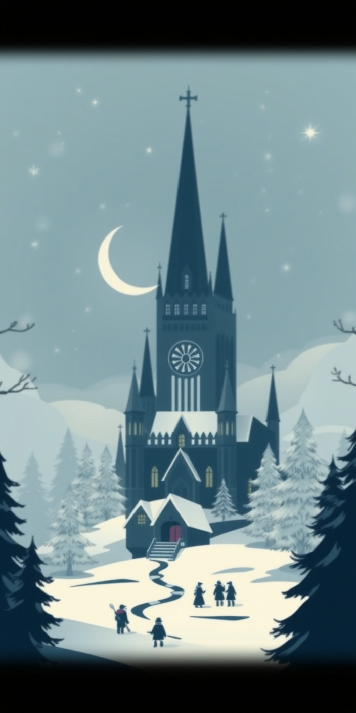 Gothic christmas 1 Phone Wallpaper