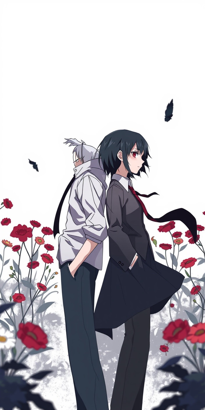 Tokyo ghoul  kaneki and touka 3 Phone Wallpaper