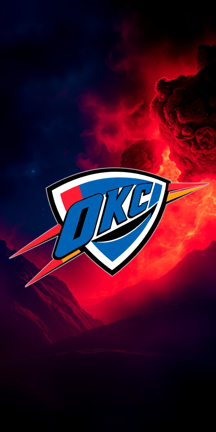 Okc thunder 1 Phone Wallpaper