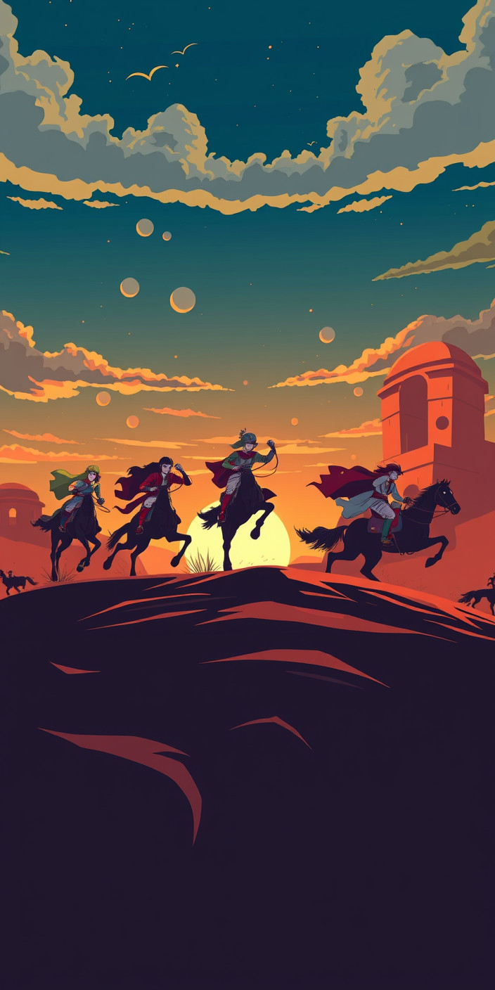 Steel ball run 5 Phone Wallpaper