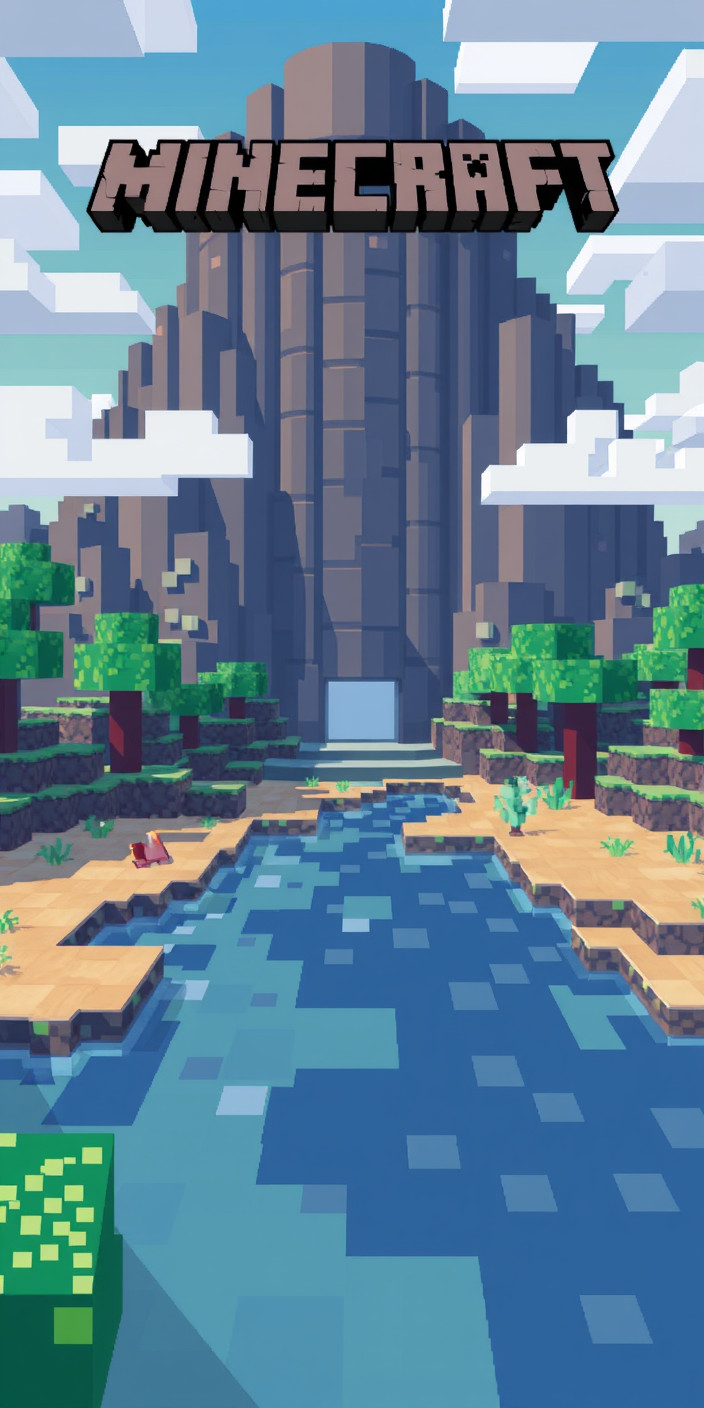 Minecraft  aesthetic 1 Phone Wallpaper