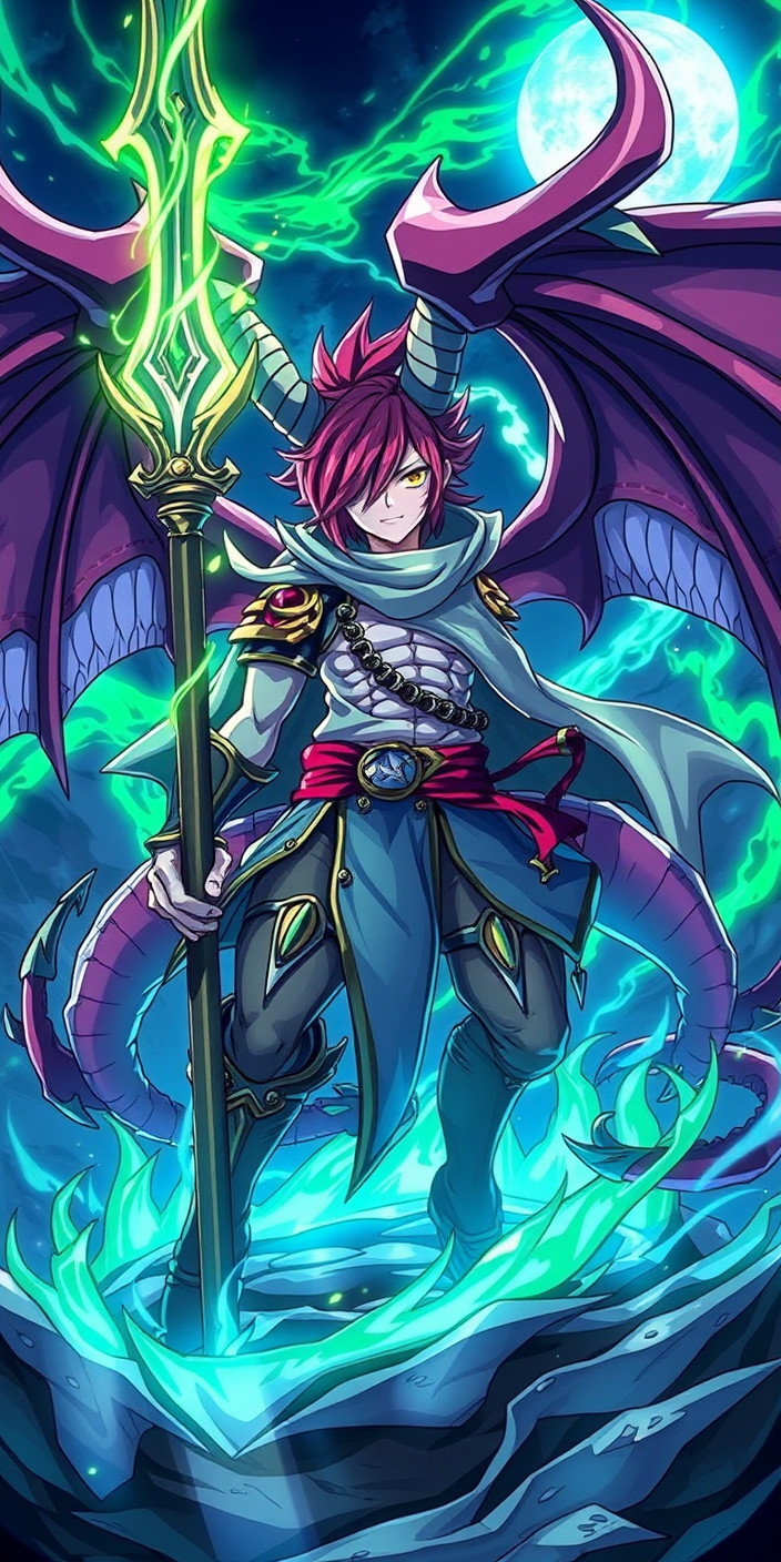 Meliodas demon form 13 Phone Wallpaper
