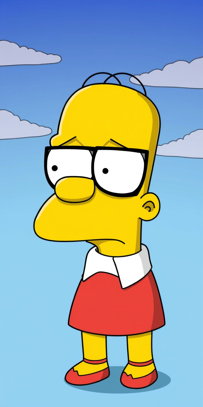 Simpsons  sad 2 Phone Wallpaper