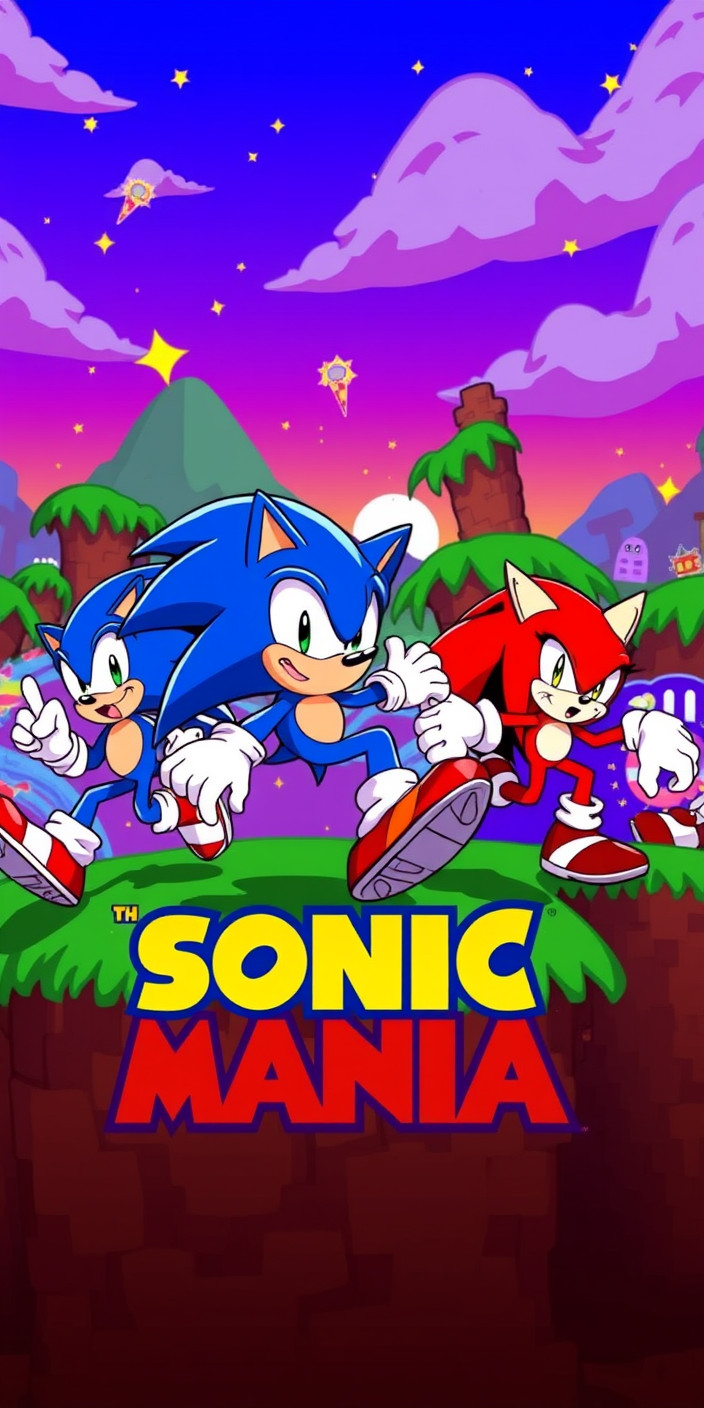 Sonic mania 3 Phone Wallpaper