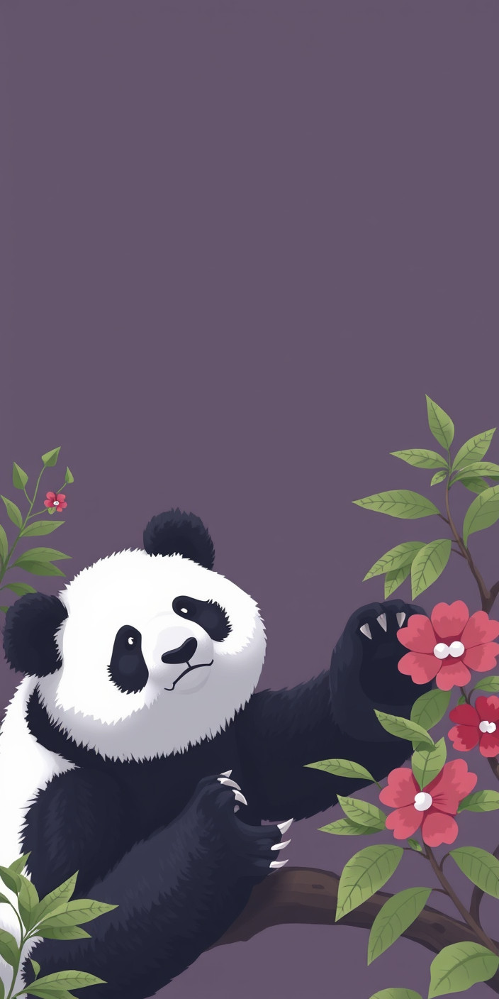 Panda 1 Phone Wallpaper