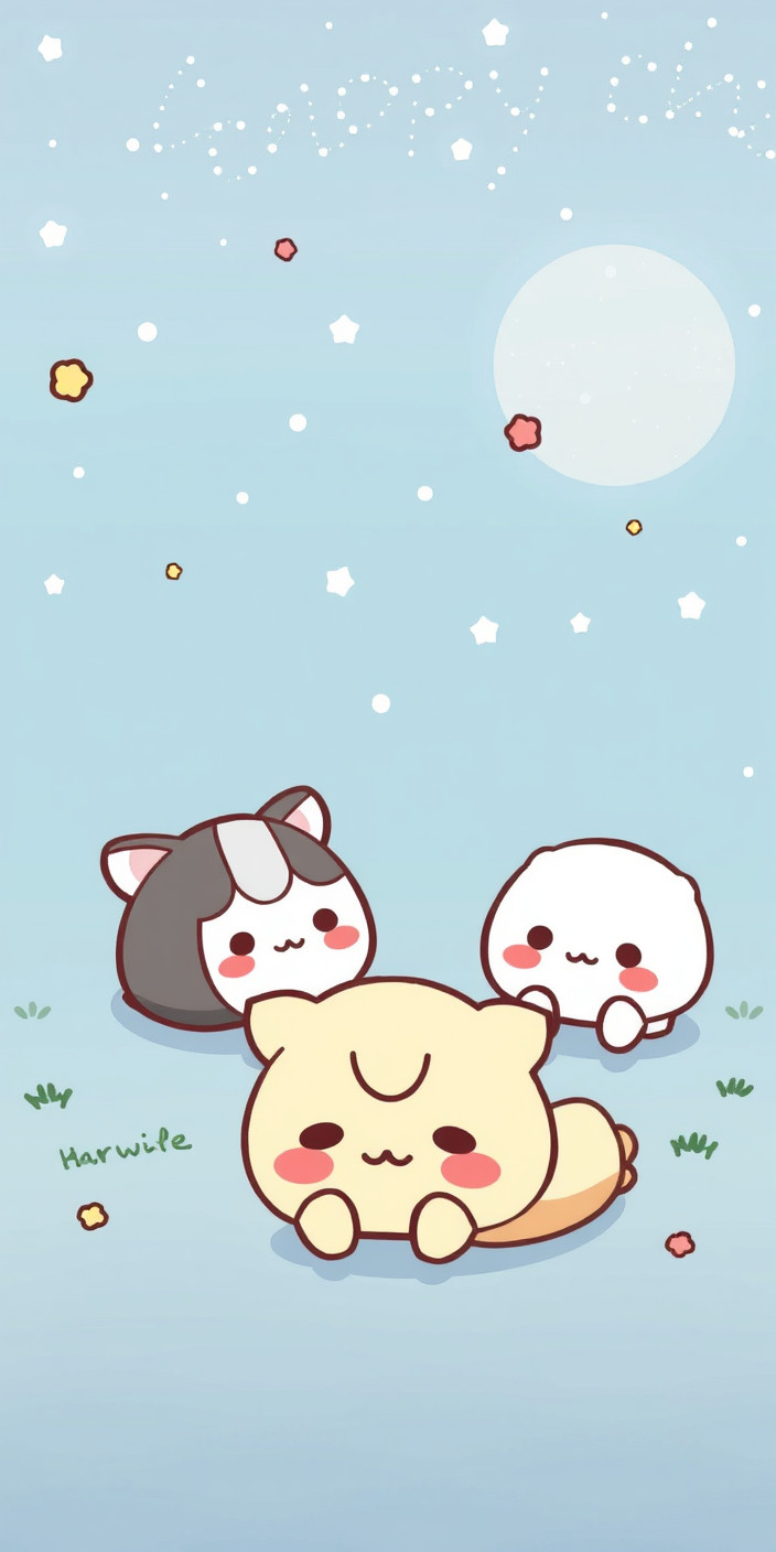 Kawaii 6 Phone Wallpaper