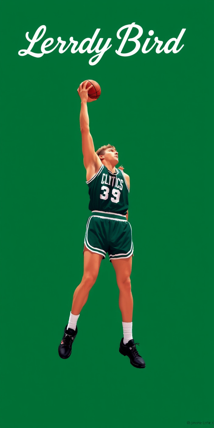 Larry bird 4 Phone Wallpaper