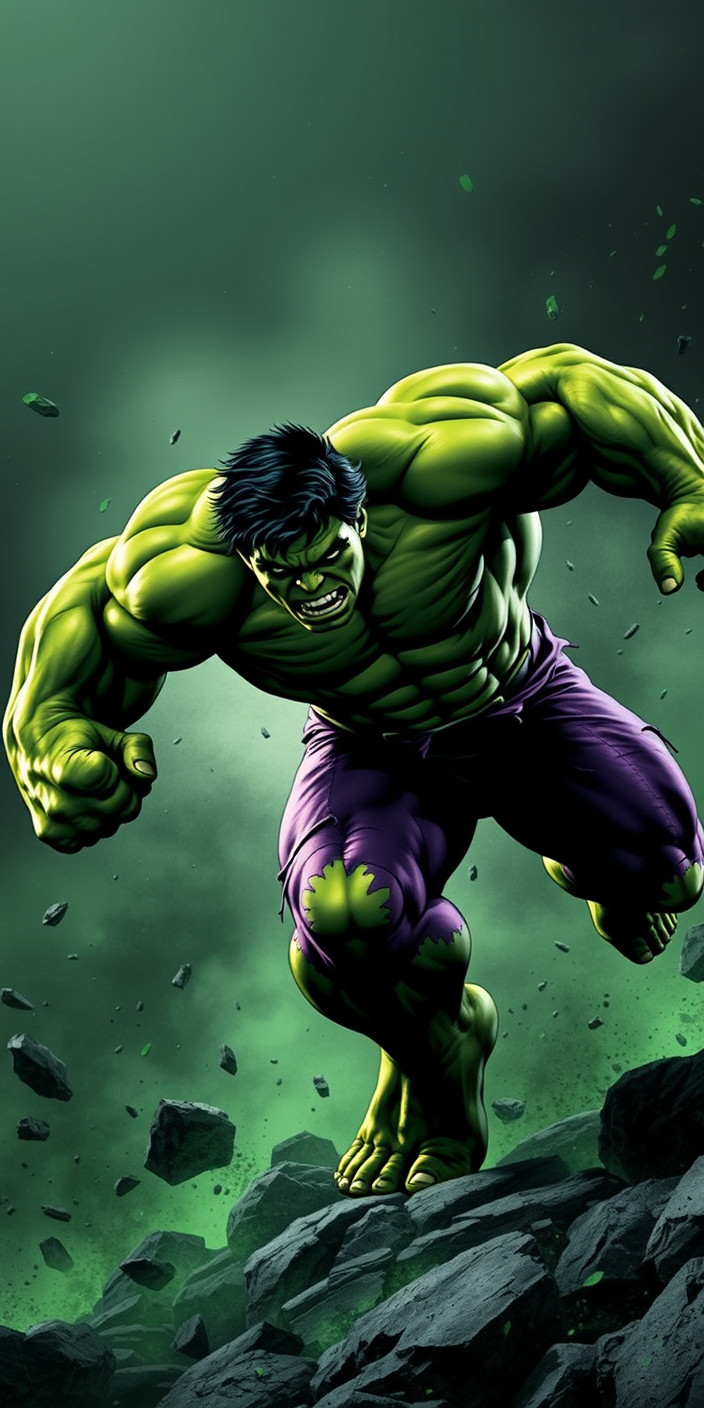 Incredible hulk 4 Phone Wallpaper