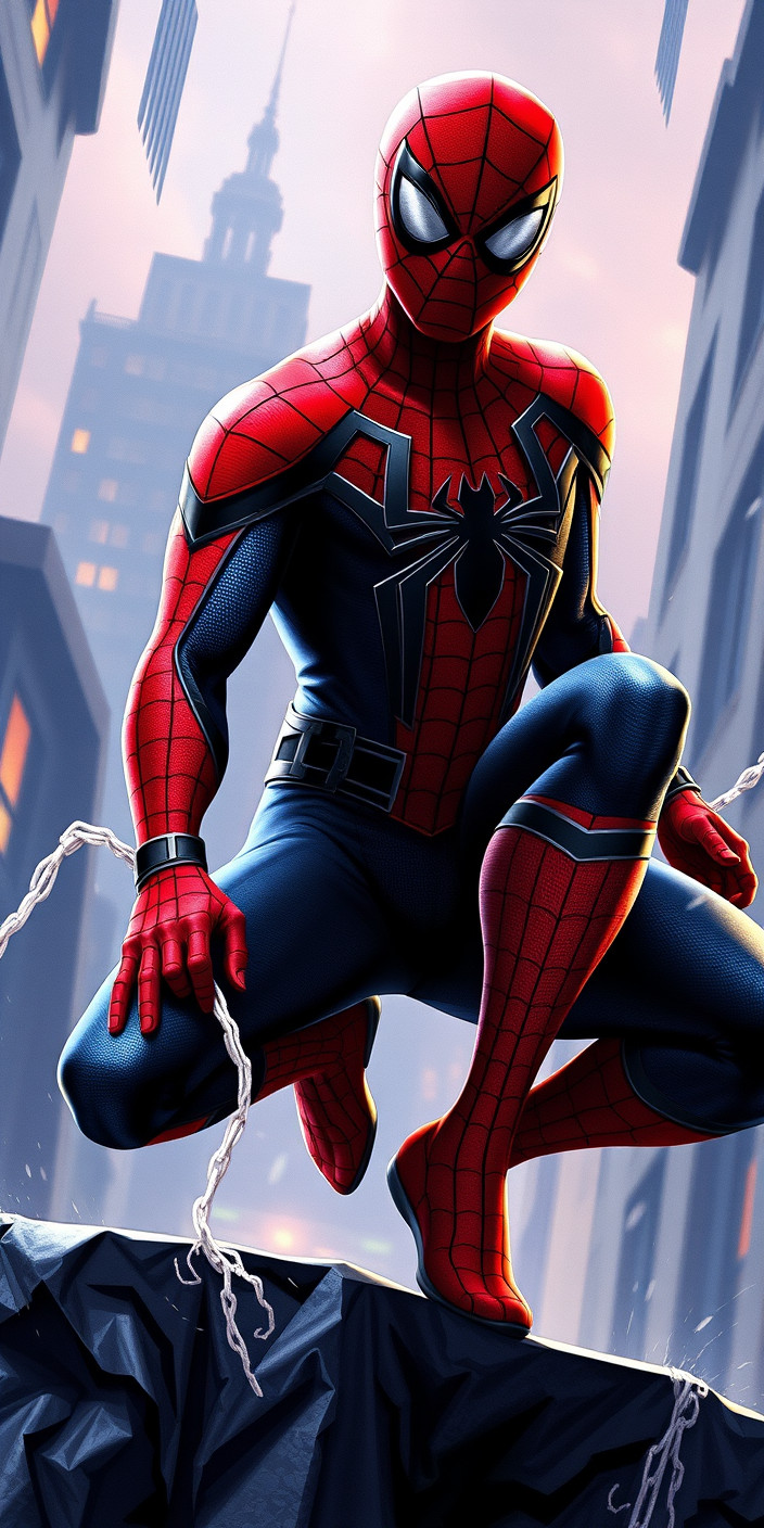 Spiderman miles morales 8 Phone Wallpaper