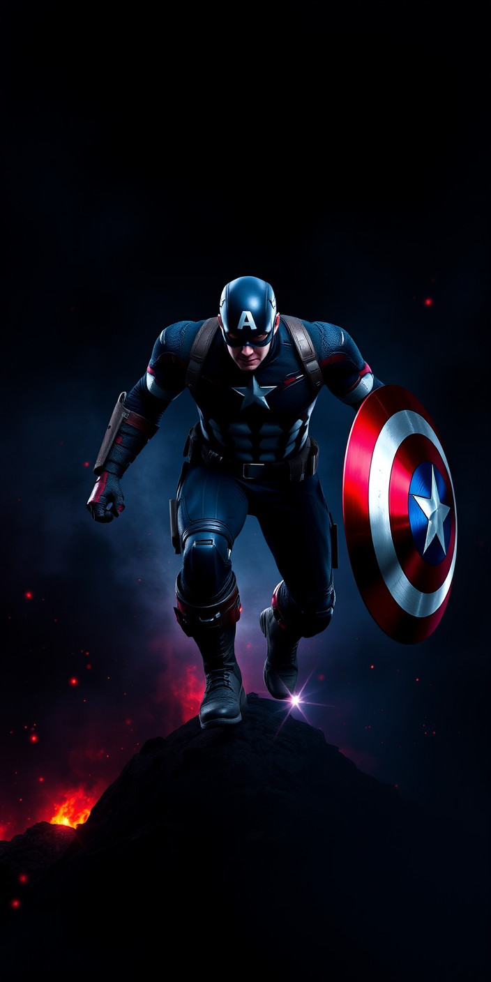 Captain america 4k 2 Phone Wallpaper